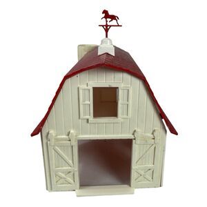 Bachmann Plasticville Red Roof Barn HO Scale Railroad Farm Missing Pieces